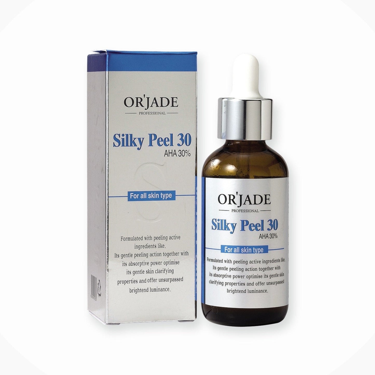 Or'Jade Silky Peel AHA 30 percent clean product image for Orlena Skin