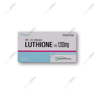 Luthione 1200mg case packaging for Orlena Skin