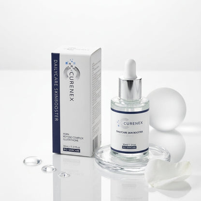Curenex Daily Care Skin Booster texture detail showing product consistency for Orlena Skin