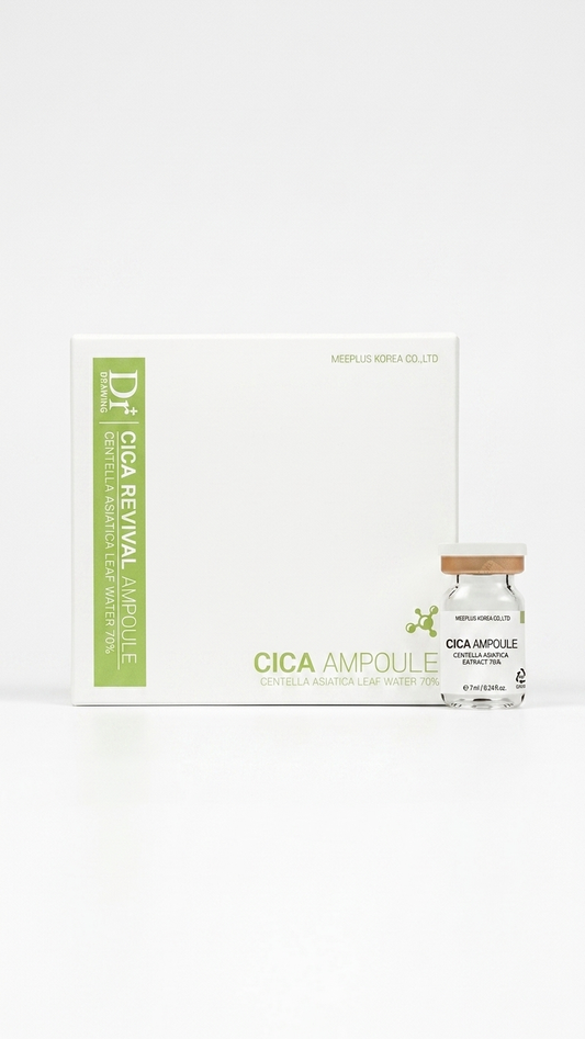 Dr. Drawing Cica Revival Ampoule Pomelli product shot for Orlena Skin