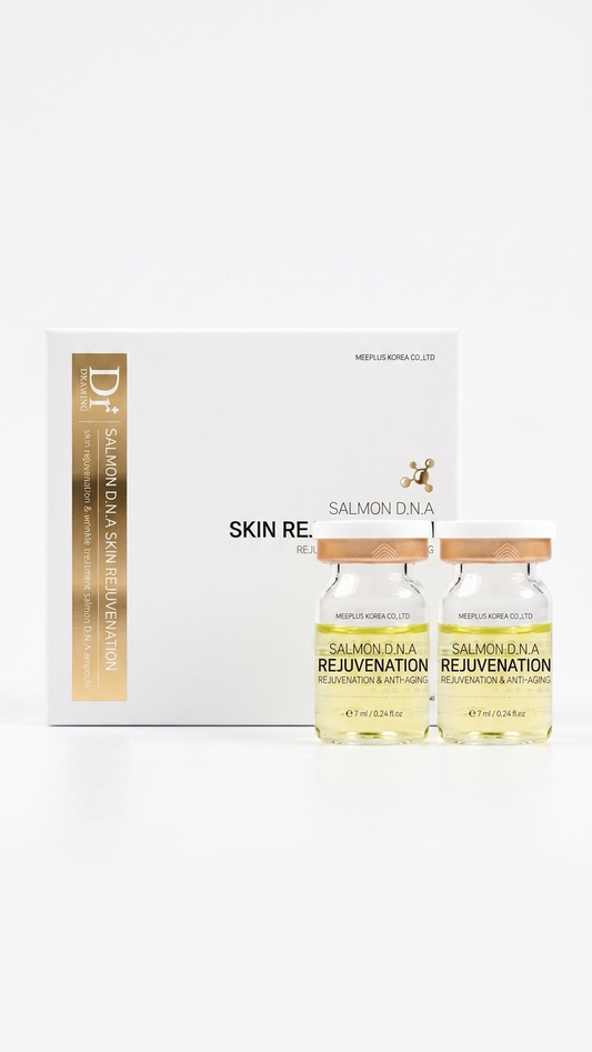 Dr. Drawing Salmon DNA Rejuvenation Ampoule Pomelli product shot for Orlena Skin
