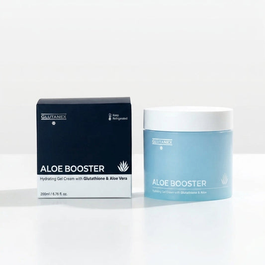Glutanex Aloe Booster Gel Pomelli product shot for Orlena Skin
