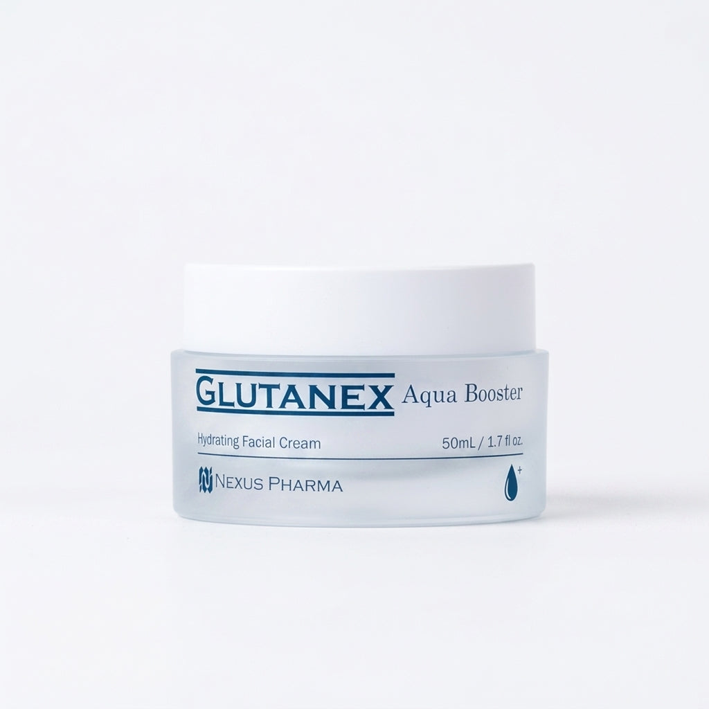 Glutanex Aqua Hydrating Booster Cream Pomelli product shot for Orlena Skin