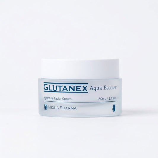 Glutanex Aqua Hydrating Booster Cream Pomelli product shot for Orlena Skin