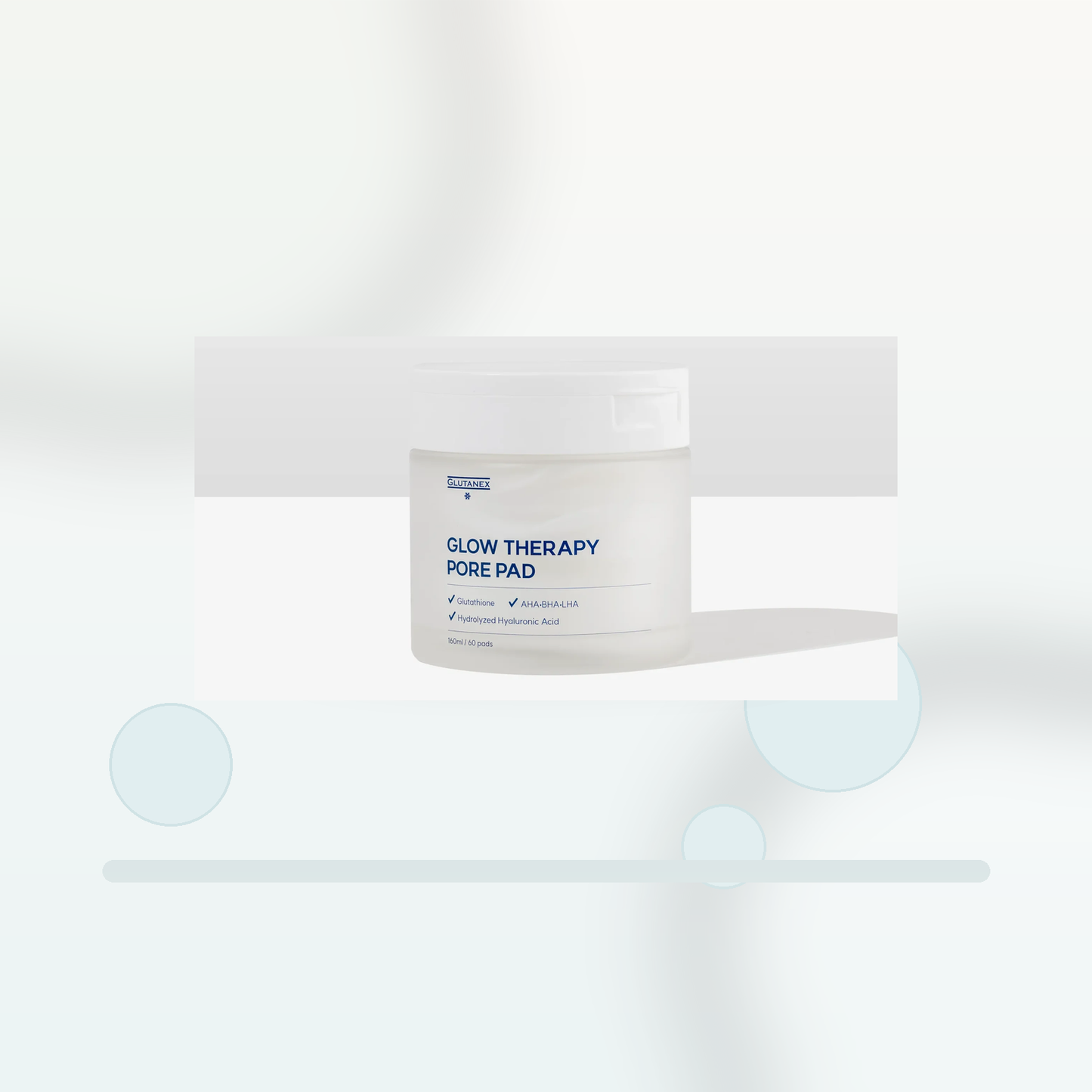 Glutanex Glow Therapy Pore Pad Pomelli-style ingredient and texture context for Orlena Skin