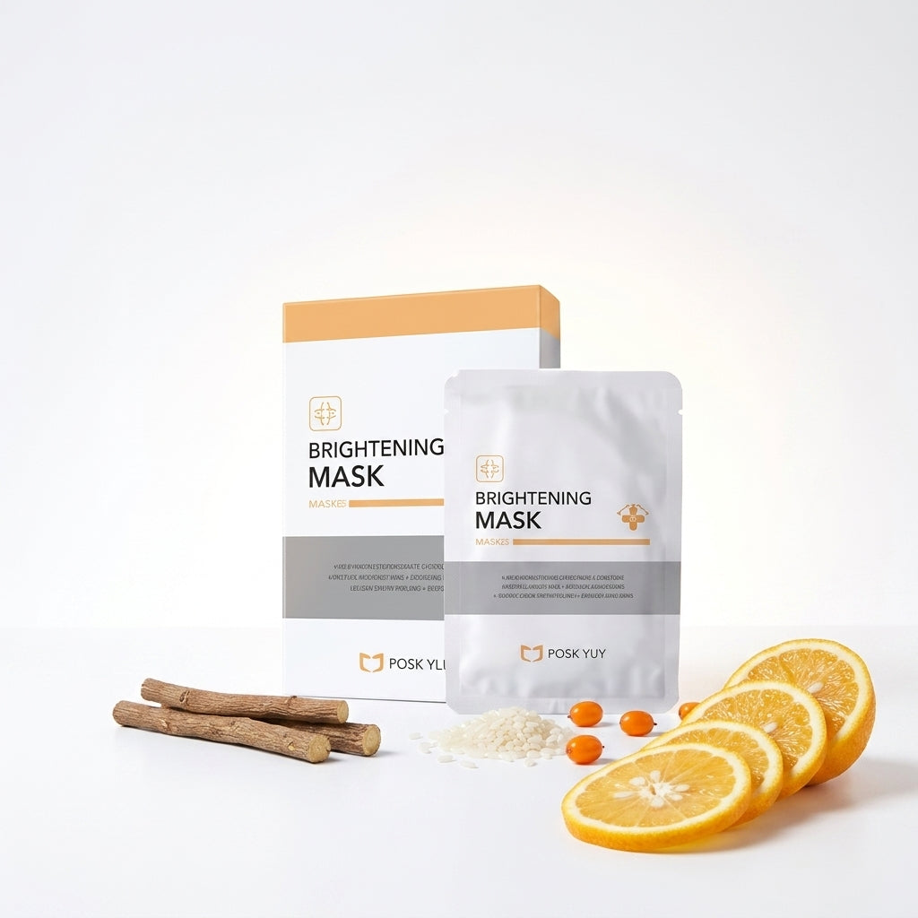 Merikit Brightening Sheet Mask texture detail showing product consistency for Orlena Skin