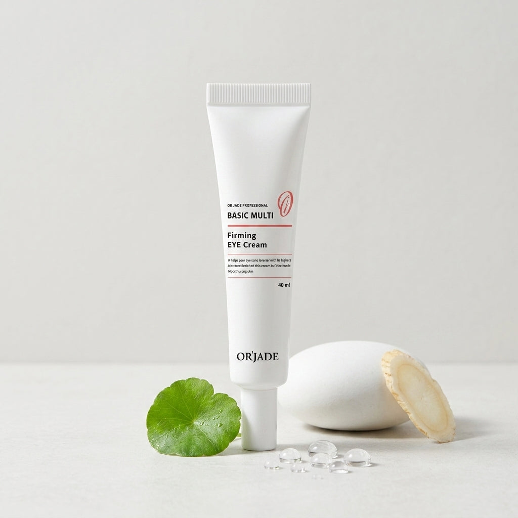 Or'Jade Eye Firming Cream texture detail showing product consistency for Orlena Skin