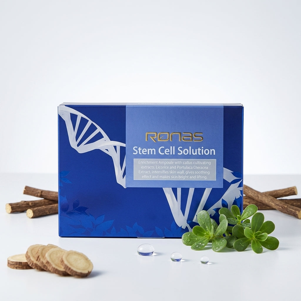 Ronas Stem Cell Solution texture detail showing product consistency for Orlena Skin