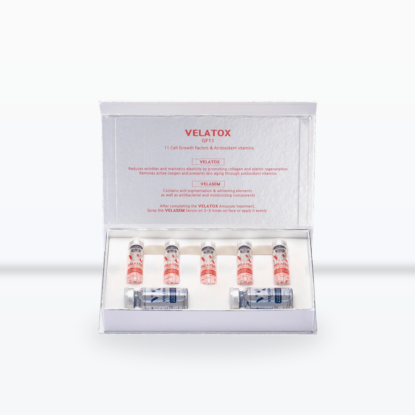 Velatox GF11 clean studio product image for Orlena Skin